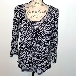 ▪️NWOT Ruby Rd Mesh Layered Top▪️